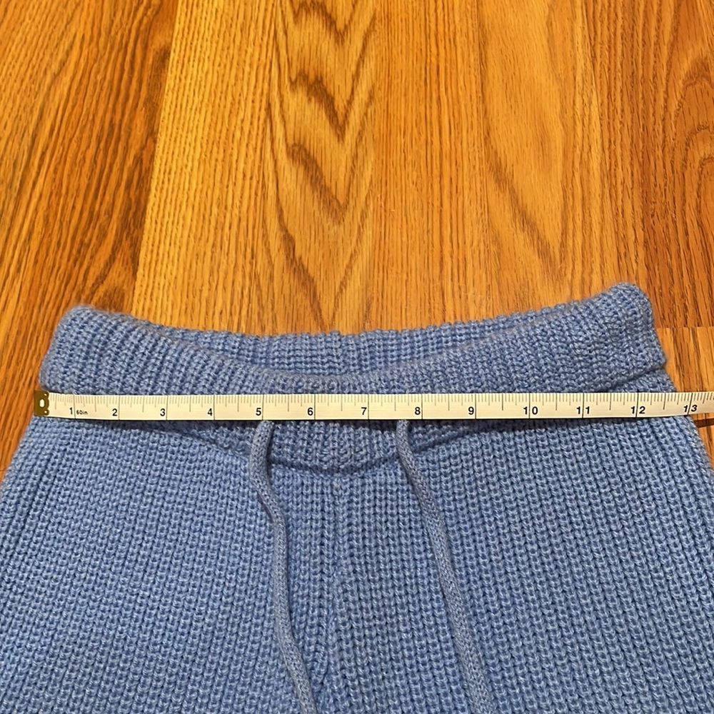 Blue Knit Pants - Picture 4 of 6